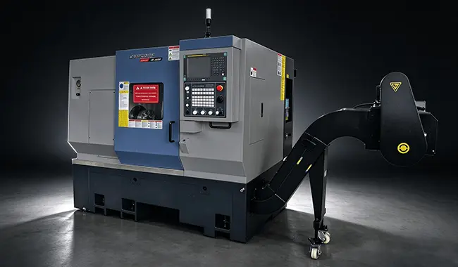 Quacare Slant Bed CNC Lathe With Chip Conveyor, High Speed Turning Machine